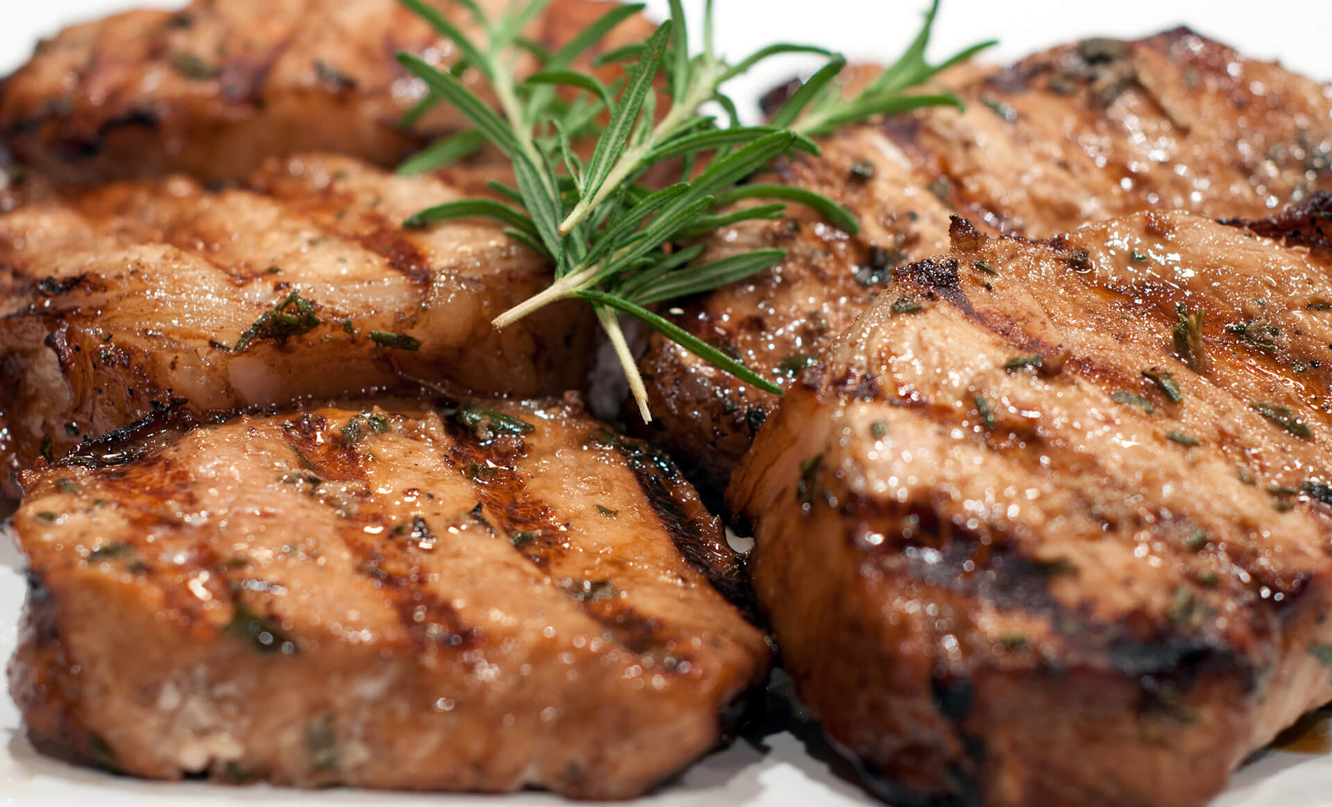 Balsamic and Rosemary Grilled Pork Chops