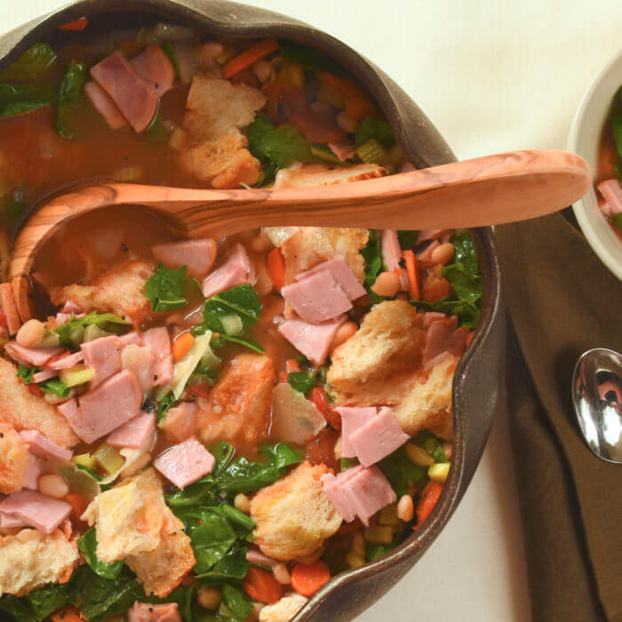 Ribollita Soup with Ham