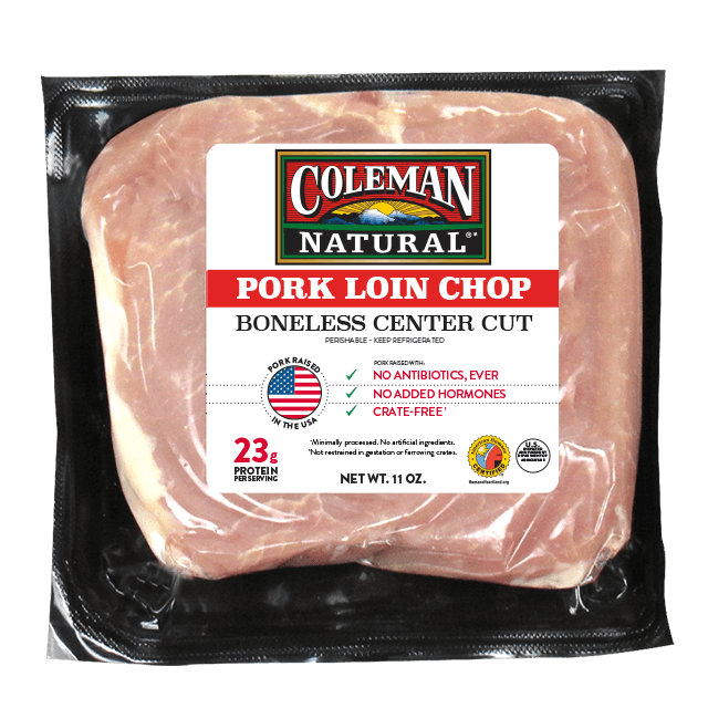 boneless center cut pork chops 2 count