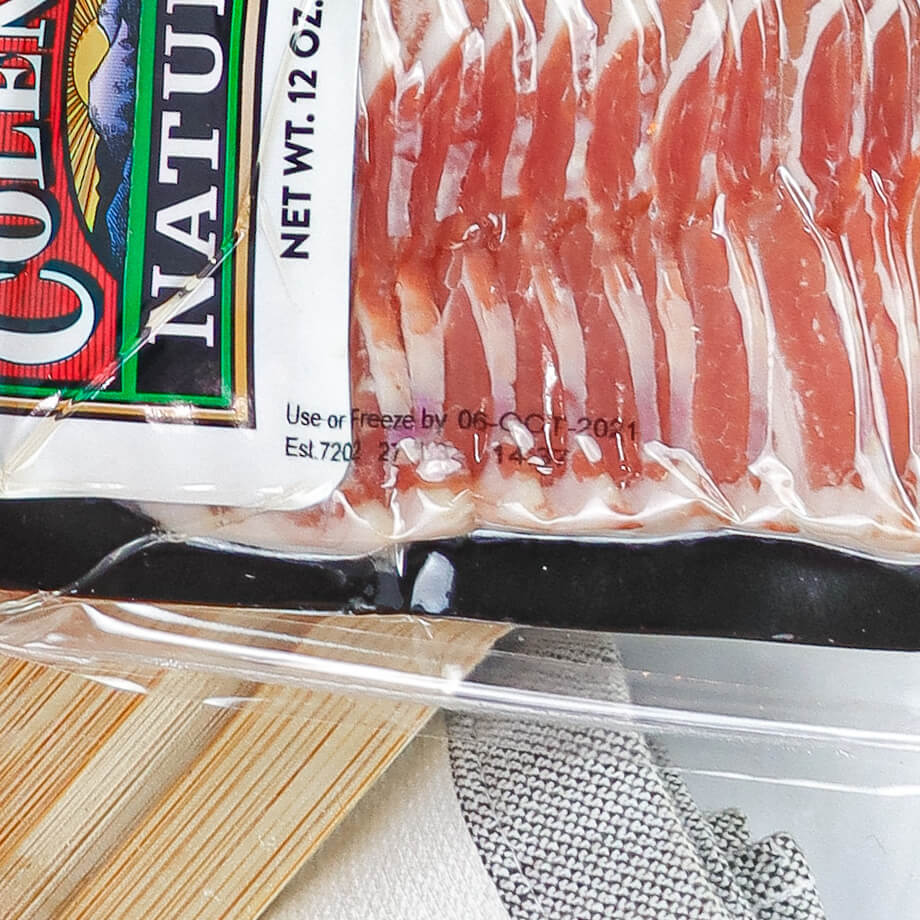use or freeze by date bacon