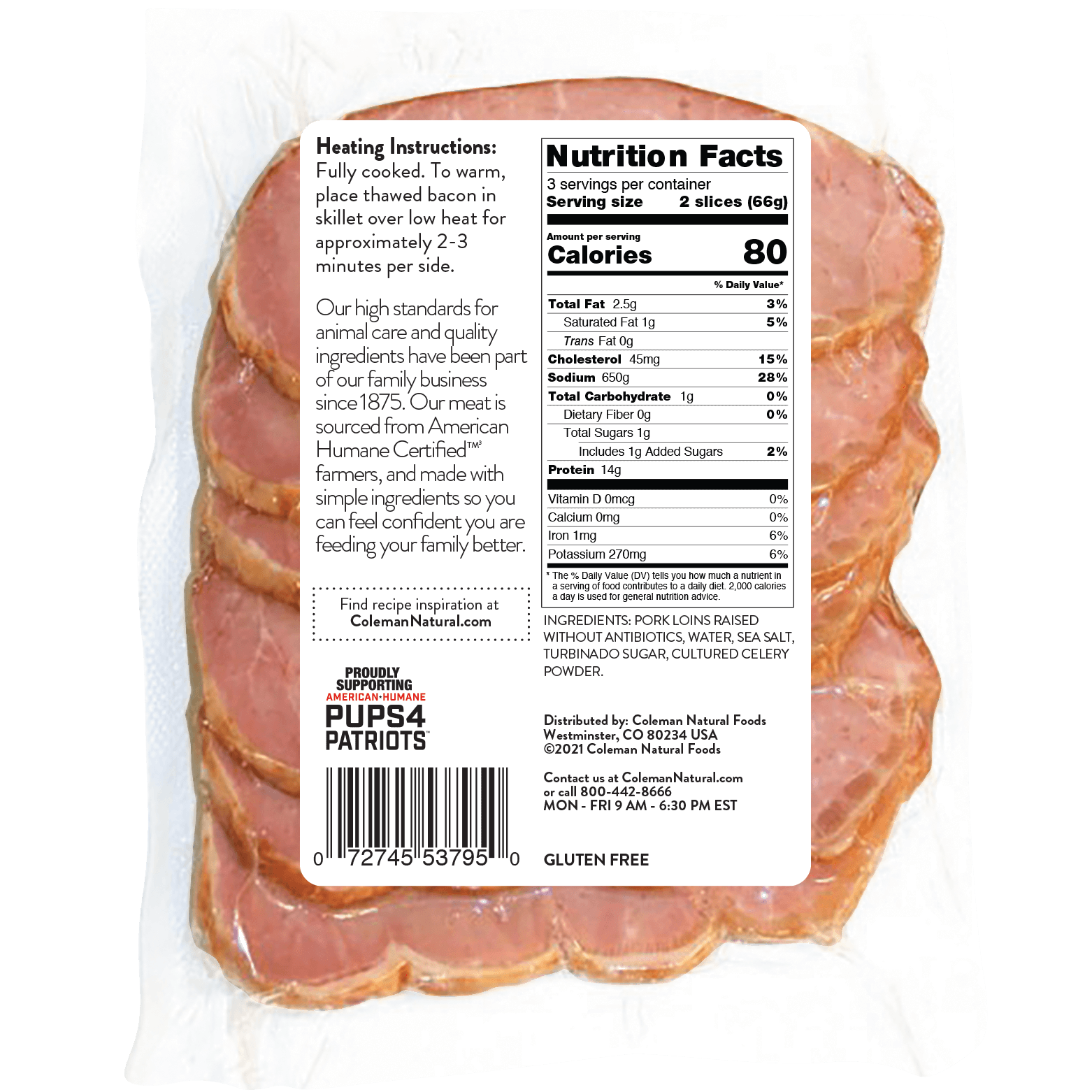 canadian bacon back