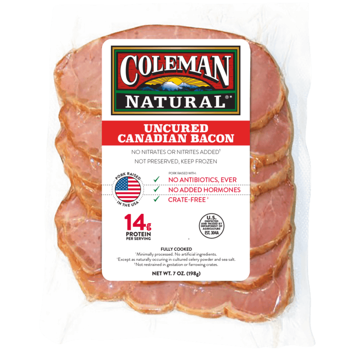 Uncured Canadian Bacon