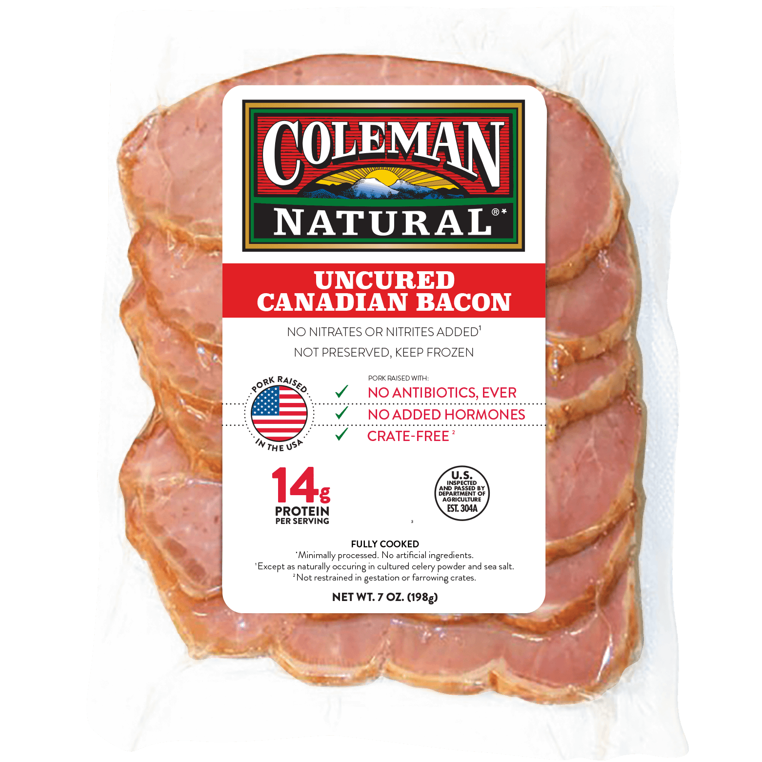 canadian bacon front