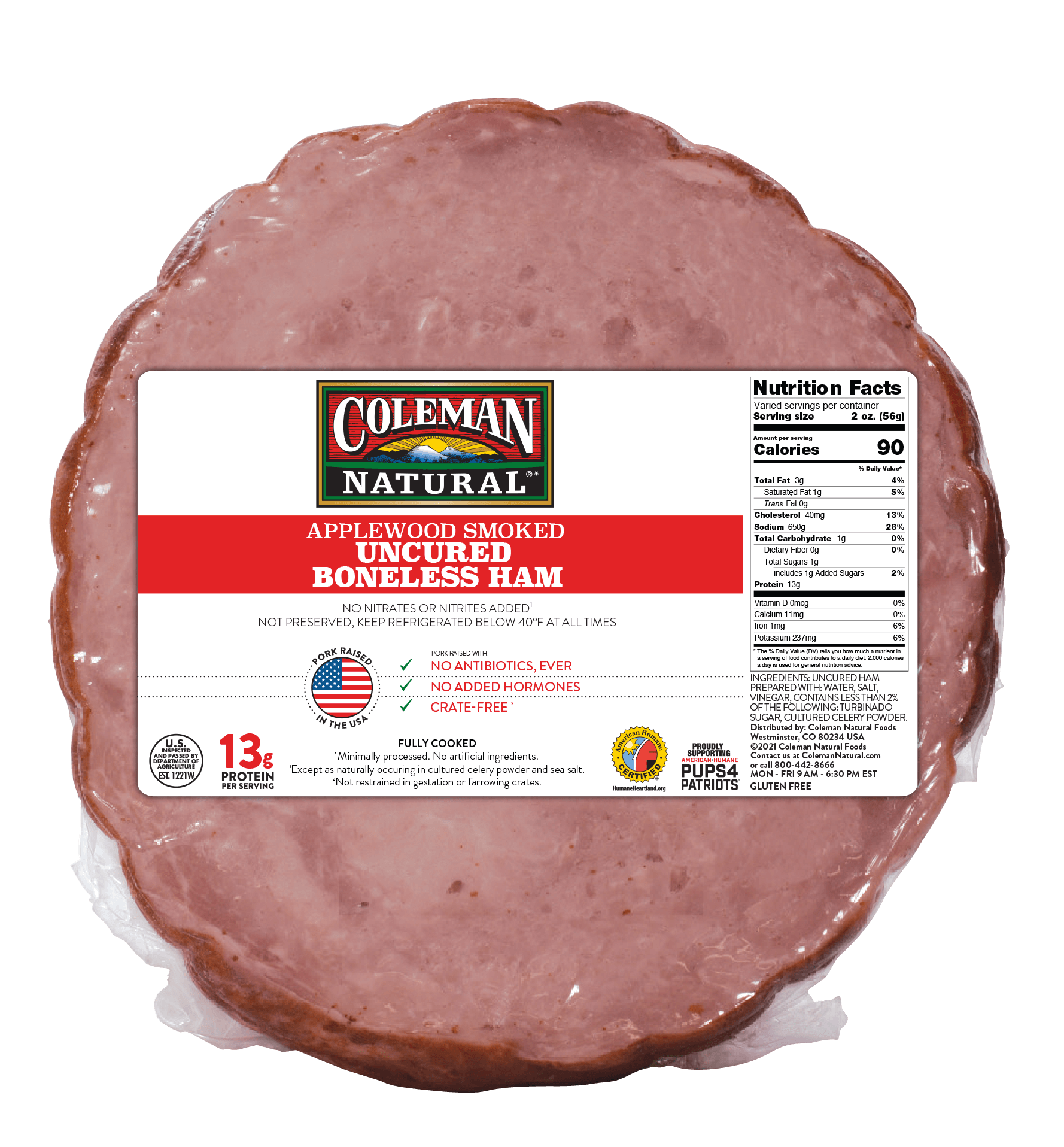 boneless half ham