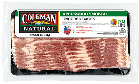Sugar-Free Applewood Smoked Uncured Bacon